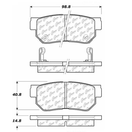 Centric Parts Brake Part, 103.08130 103.08130